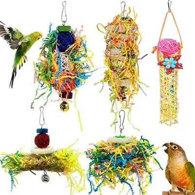 Produktbild von Vogelkäfig-Spielzeug 5er-Set für Kleine Papageien