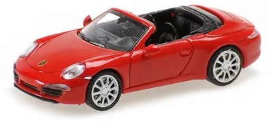 Produktbild von Minichamps 1:87 PORSCHE 911 CABRIOLET 2012 RED