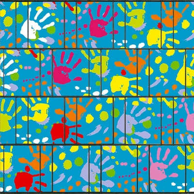 Produktbild von Bedruckter Sichtschutz KINDERGEBURTSTAG für Zäune Doppelstabmatten Zaundruck 2,5m x 2,0m