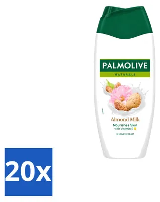 Productafbeelding van 20 x Palmolive Douchegel Amandelmelk - 250 ml - Voordeelverpakking - 20 stuks