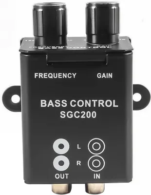 Imagen del producto de Controlador para amplificador de audio para automóvil, ecualizador de graves, regulador de subwoofer, ajustable, para altavoces de automóvil