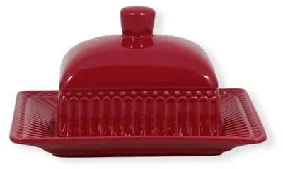 Produktbild von Greengate Butterdose Alice Claret Red (Small)