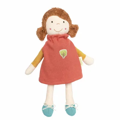 Produktbild von SIGIKID sigikid 39545 Puppe mit orangem Kleid, Green Collection