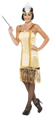 Produktbild von Goldenes 20er Jahre Charleston Kleid Größe: M
