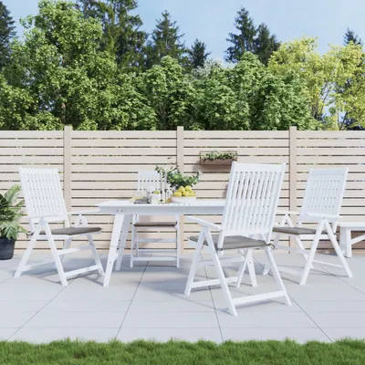 Immagine prodotto di The Living Store Cuscino per sedia da giardino 4 pz. Grigio 50x50x3 cm Tessuto Oxford