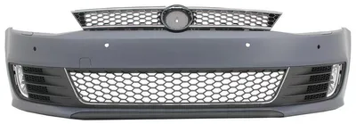 Produktbild von Stoßstange für VW Jetta Mk6 VI 2011-2014 Kühlergrill Nebelscheinwerfer GLI GTI Look.