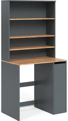 Immagine prodotto di Mobile lavatrice Vicco Viktor Antracite/quercia dorata 93.6 x 88.2 cm 2 parti con armadio e ripiano, Model 56186