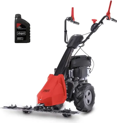 Produktbild von Scheppach Benzin Balkenmäher BMS196-88 | 880mm | 30-60mm | 5,7 PS / 196ccm | bis 3000m² | Radantrieb | Führungsholm 3 Höhen | Hochgrasmäher | inkl. Öl