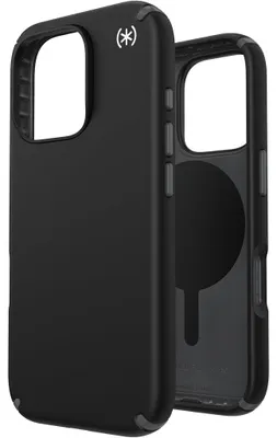 Produktbild von Speck Presidio2 Pro iPhone 16 Pro MagSafe Hülle Hardcase Backcover Stoßfest - Schwarz