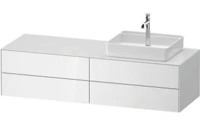 Produktbild von DURAVIT WT4867R85850010 Konsolen-WTU wh White Tulip 550x1300x