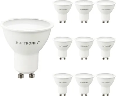 Produktbild von hoftronic LED Lampe GU10 4,5W 400lm 6500K Tageslichtweiß 10 Stück
