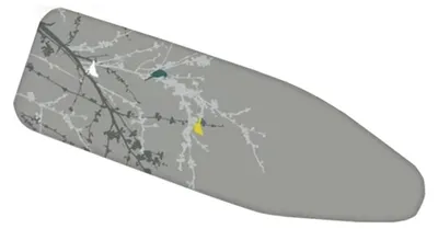 Image de Housse de planche à repasser avec rembourrage, dimensions 110x35 cm