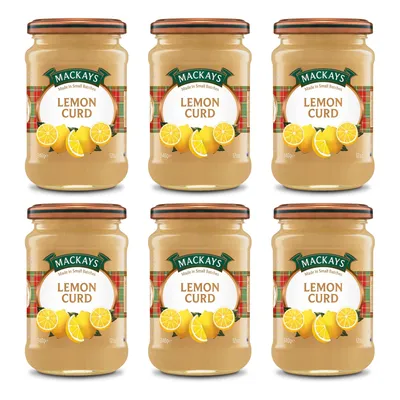 Produktbild von Mackays Lemon Curd, Schottische Zitronencreme, Vorteilspack 6 x 340g