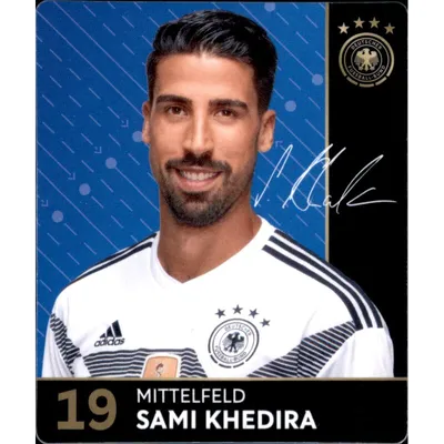 Zdjęcie produktu dla 19 - Sami Khedira - karta kolekcjonerska REWE WM18