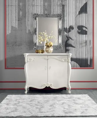 Produktbild von Design Klassische Kommode Kommoden Holz Anrichte Moderne Sideboard Hoch Schrank