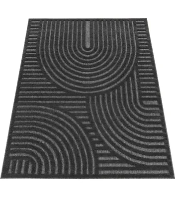 Produktbild von Outdoor Teppich wetterfest Boho & Skandi 3D-Optik für Terrasse, Balkon & Garten Grösse 140x200 cm