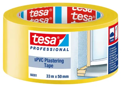 Obrázek produktu pro tesa Plastering SPVC, žlutá, 33 m x 50 mm
