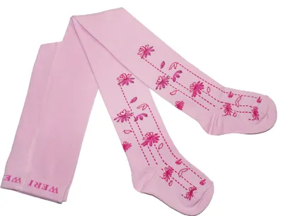 Productafbeelding van Kinderlegging voor meisjes, waterlelie print, roze, maat 98-104