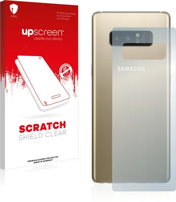 Produktbild von upscreen Schutzfolie für Samsung Galaxy Note 8 (Rückseite) Kratzschutz Anti-Fingerprint Klar