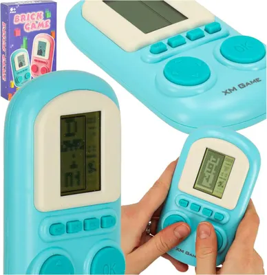 Produktbild von Tragbare Konsole für elektronisches Arcade-Spiel, blau