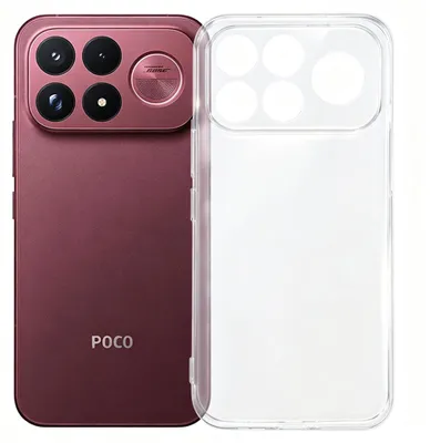 Productafbeelding van Telefoonschaal voor Xiaomi Poco F9 Ultra 5G, siliconen TPU, schokbestendig, flexibel, transparant