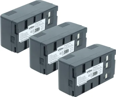 Produktbild von vhbw 3x Akku kompatibel mit Panasonic NV-RX11EG, NV-RX33EG, NV-RX22EG, NV-RX66EG, NV-RX1EG, NV-RJ67, NV-RJ56, NV-RX5EG Kamera (4200 mAh, 6 V, NiMH)