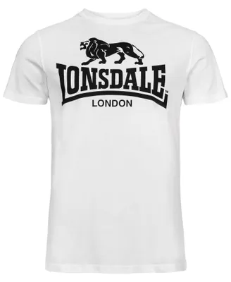 Obrázok produktu pre Pánske tričko regular fit LOGO White L Lonsdale