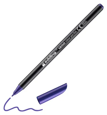 Produktbild von Edding 1200, Violett, Schwarz, Violett, Kunststoff