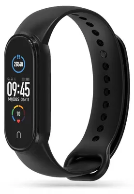 Zdjęcie produktu dla Tech-Protect Pasek Iconband Czarny Do Xiaomi Mi Band 5/6/7 Nfc