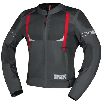 Produktbild von IXS Trigonis-Air Motorrad Textiljacke, grau/rot, M