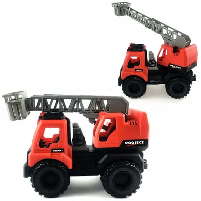 Produktbild von Dromader Feuerwehrauto Spielzeugauto mit Korb