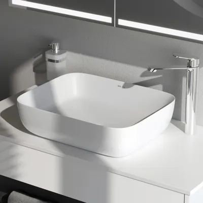 Produktbild von AM.PM Waschbecken Aufsatzwaschbecken 51 cm Weiss