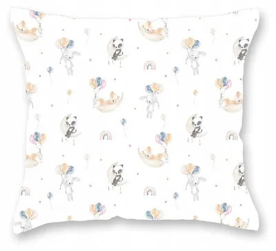 Produktbild von Strefa Spania Kinder Kissenbezug 40x40 cm Baumwolle Tier-Muster