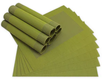 Immagine prodotto di Tovagliette BORDA set di 12 verde oliva come tovagliette da tavola