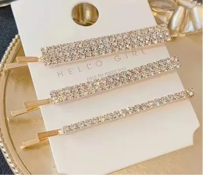 Produktbild von CR-19595 Haarspangen Set - Gold Mini KP19595