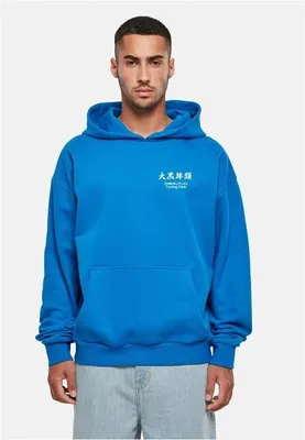 Produktbild von Herren Hoodie Mr. Tee Yokohama Race Heavy OversizeÜbertragendes Modell von MT3956, Farbe: kobaltblau - Größe: 3XL
