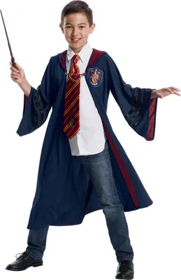 Produktbild von Harry Potter - "Deluxe" Morgenmantel - Kinder BN5138 (M) (Blau/Weinrot)