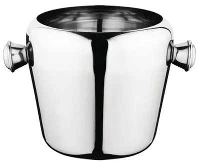 Eiskübel Mini Edelstahl 1L mit Griffen
