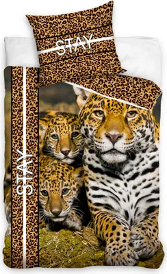 Produktbild von Dreamee Bettbezug cheetah 140 X 200 cm - 70 x 90 cm - Baumwolle