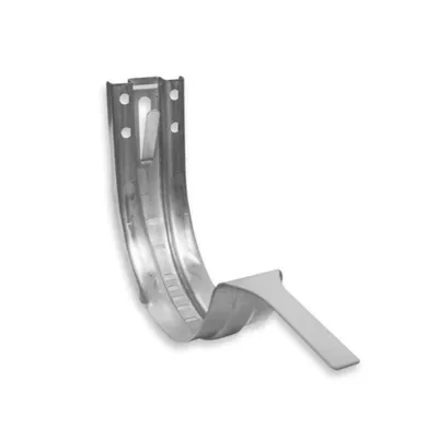 Produktbild von ZAMBELLI Stirnbretthalter verzinkt RG 333 Silber Dachrinnenhalter für Dachrinne halbrund, Montage ohne löten