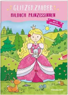 Produktbild von Glitzerzauber Malbuch. Prinzessinnen