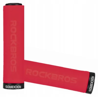 Obrázek produktu pro Gripy řídítek Rockbros BT1001 Univerzální červeno-černé
