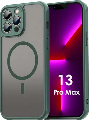Produktbild von Handyhülle für Apple iPhone 13 Pro Max Matt Case Schutzhülle Kratzfest Passgenau Grün