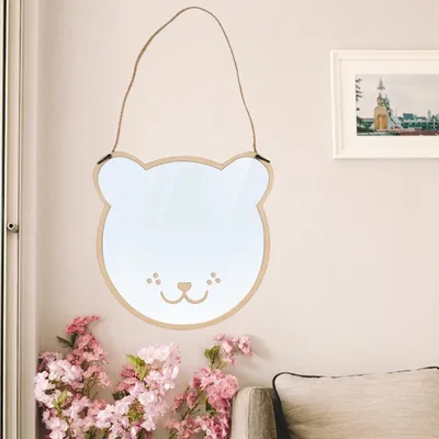 3D Acryl Spiegel Bär – Wandspiegel für Kinderzimmer