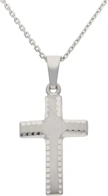 Produktbild von Kettenanhänger Weißgold 585 Kreuz JL22-02-0127 JuwelmaLux
