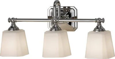 Produktbild von Elstead Concord LED Wandleuchte G9 3-fach Poliertes Chrom IP44