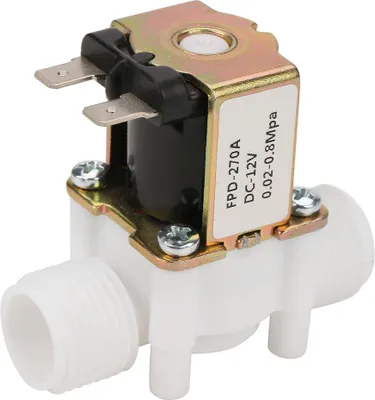 Zdjęcie produktu dla Przełącznik zaworu elektromagnetycznego, trwały przełącznik przepływu wlotu wody G1/2 cala do dozowania