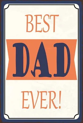 Produktbild von vianmo Holzschild 30x20 cm best DAD ever bester Vater