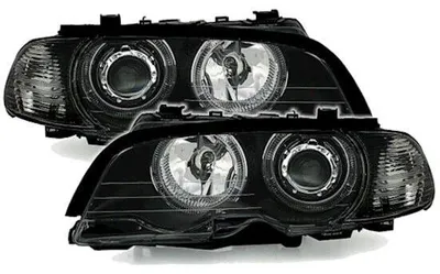 Immagine prodotto di Fari neri per BMW Serie 3 E46 Coupé e Cabriolet dal 1999 al 2008