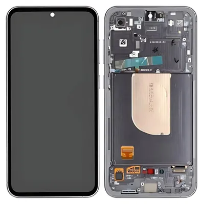 Produktbild von Original Samsung Galaxy S23 FE S711B AMOLED Display Touchscreen Bildschirm Rahmen Graphite Grau & Werkzeug